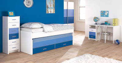 Children Bedroom Blue Furniture