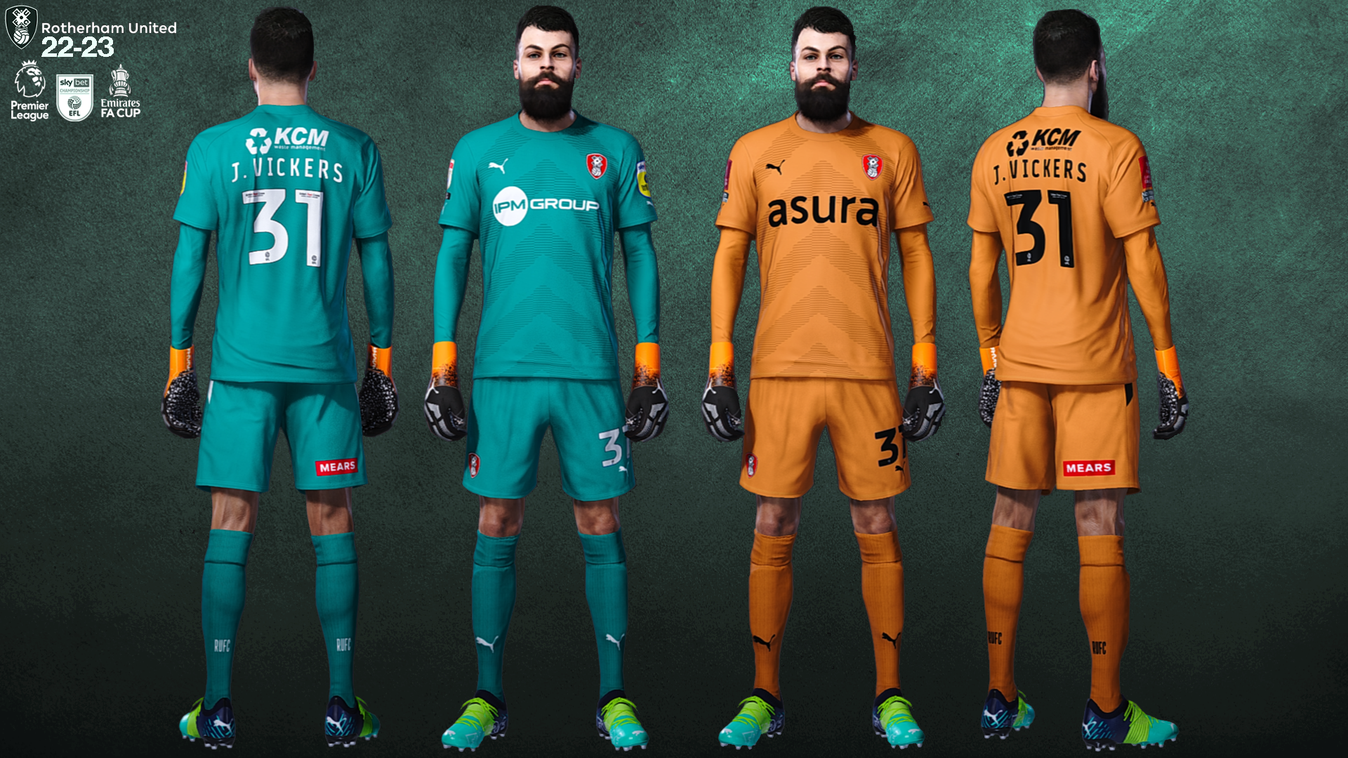 PES 2021 Rotherham United 2022/23 Kitpack