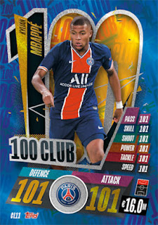 Topps Match Attax 2020-2021 Paris Saint-Germain Set