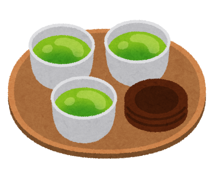 お盆に乗ったお茶のイラスト かわいいフリー素材集 いらすとや