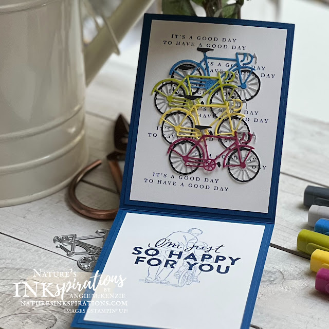 Beside Me Fun on Wheels Kids Card (inside) | Nature's INKspirations by Angie McKenzie