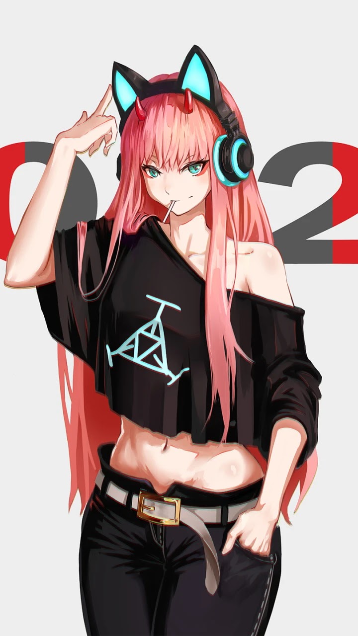 Zero Two phone wallpaper - Anime - Darling in the FranXX - ponselwallpaper