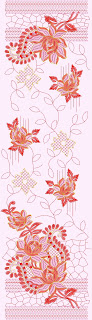 fantaisie motif de broderie robe
