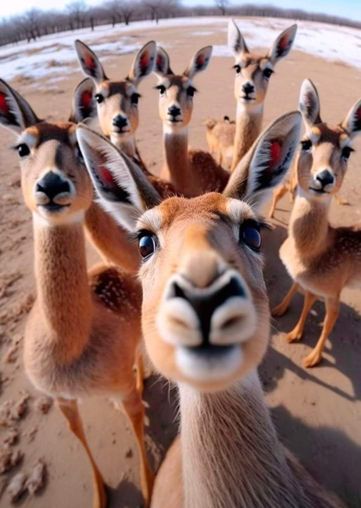 hewan selfie