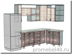 проект кухни 7 квадратных метров