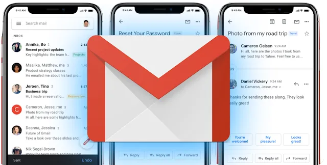 تحميل Gmail هي خدمة البريد الإلكتروني المجانية من Google