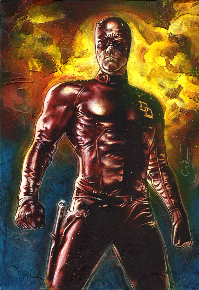 Daredevil, Original Artwork Copyright © 2015 Jeff Lafferty