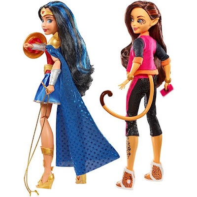 San Diego Comic-Con 2017 Exclusive DC Super Hero Girls Wonder Woman & Cheetah Action Dolls Set by Mattel