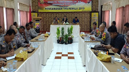 Dires Narkoba Polda Banten Asistensi dan Monitoring Pengamanan Pemilu 2019 di Kabupaten Pandeglang