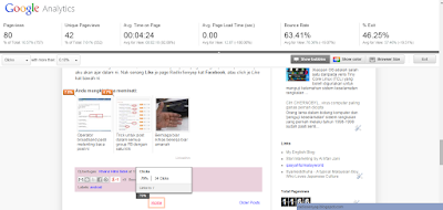 google analytics in-page analytics full view