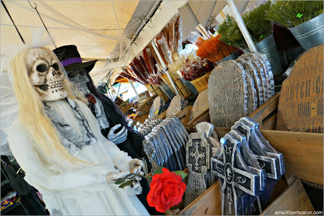 Decoraciones de Halloween en Wilson Farm, Lexington