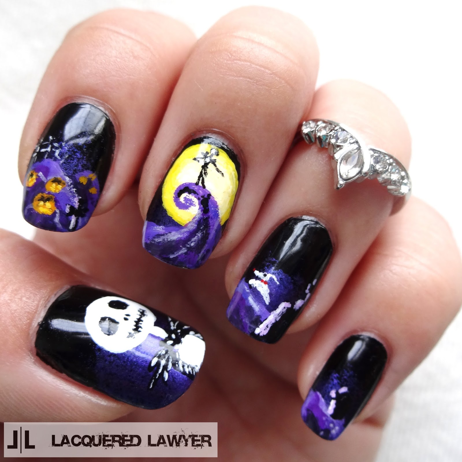 The Nightmare Before Christmas Nails