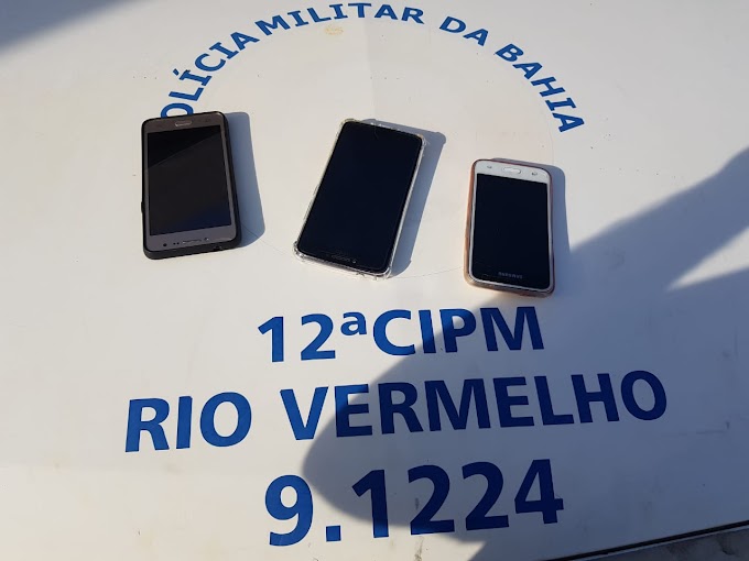 Policias da 12ª CIPM prendem elementos que praticavam roubo na Praia da Paciência