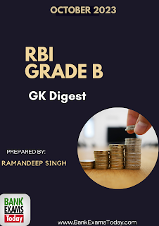 RBI Grade B GK Digest : October 2023