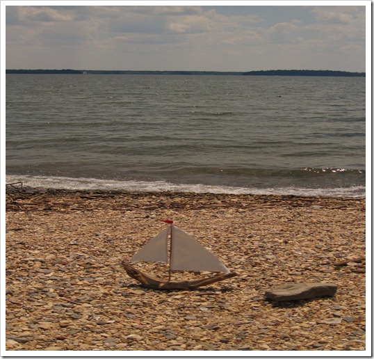 sailboat made out of driftwood 026