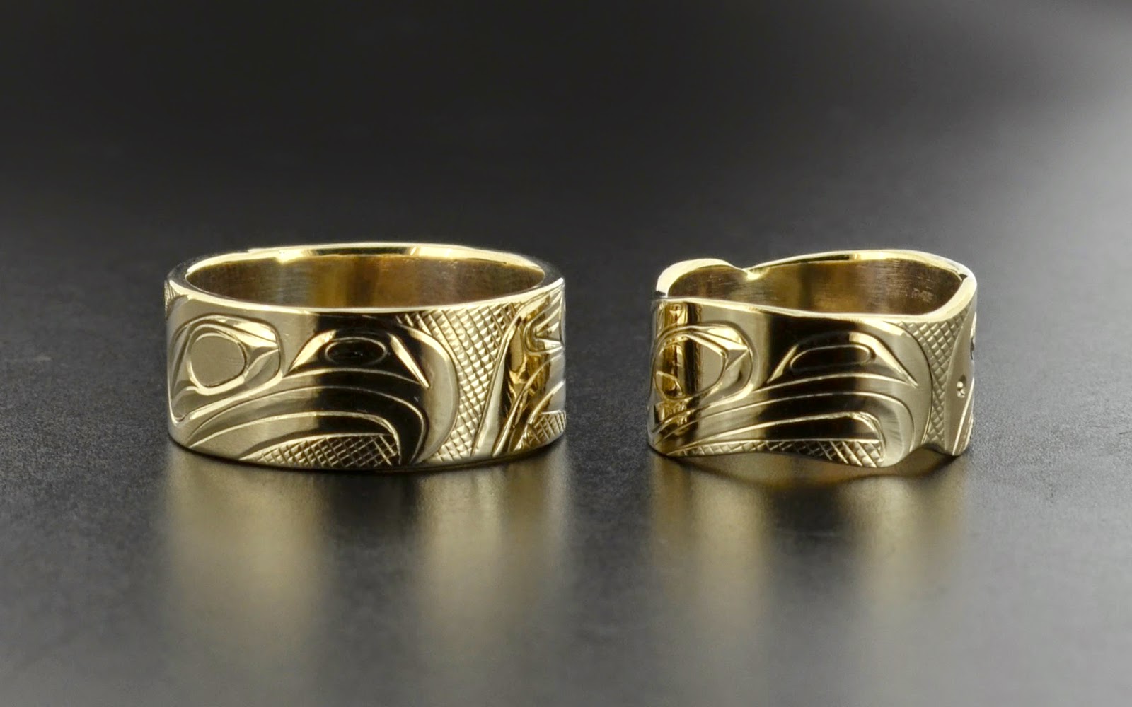 Inuit wedding rings