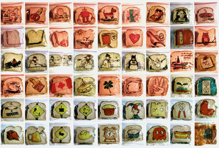 Las ilustraciones sandwich art de David Laferriere