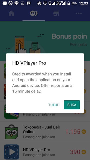 Kuy Belajar - Cara mendapat pulsa dari aplikasi celengan dengan menonton video