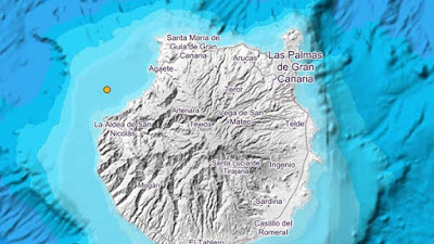 Terremoto sentido Aldea de San Nicolás