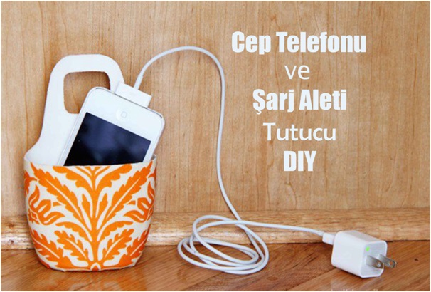 el yapımı cep telefonu tutucu