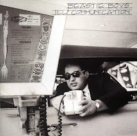 Beastie boys album cover - black and white photo of a man at a fast food drive through