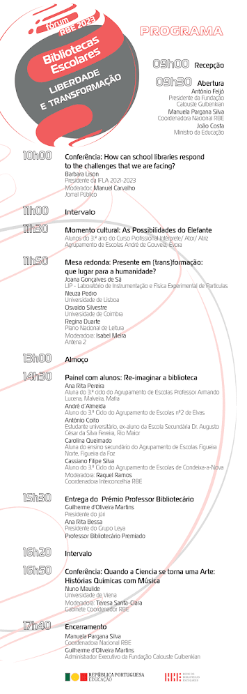 Programa do Fórum RBE 2023