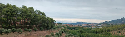 Alcoy vista desde la Vía Verde.