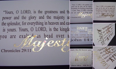 View Christian Gold Leaf Cards