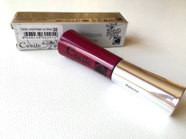 cecile long kisses lip gloss 30 likit mat ruj