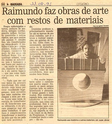 Raimundo Rodriguez - O Globo Baixada