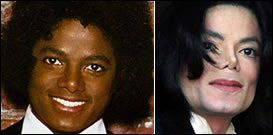 michael jackson before and after