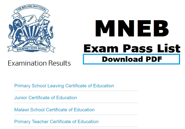 MANEB 2023 Results - maneb results pass list 2023 pdf download - malawi national examination board 2023