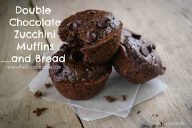  So delicious, moist, and chocolaty! This double chocolate zucchini muffin recipe is a great way to use zucchini in the garden! Make bread too!