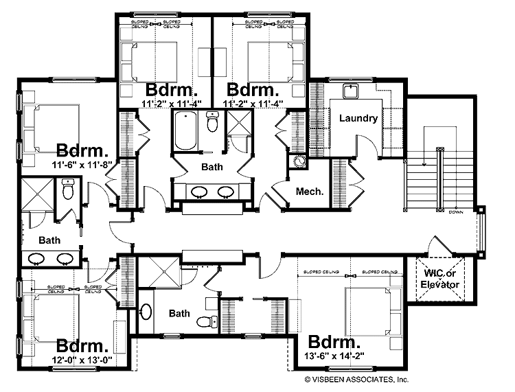 Plans For Jack And Jill Baths Print This Floor Plan Print All