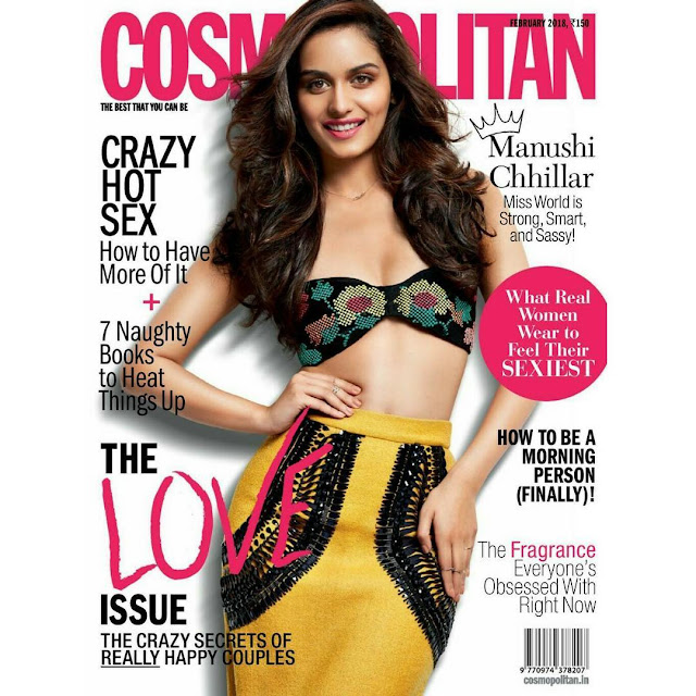 Manushi Chillar at Cosmopolitan Magazine Cover