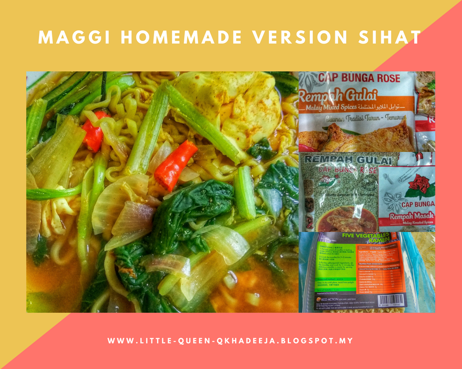 BREAKING THE IMPOSSIBLE : Resepi Mudah Maggi Homemade 