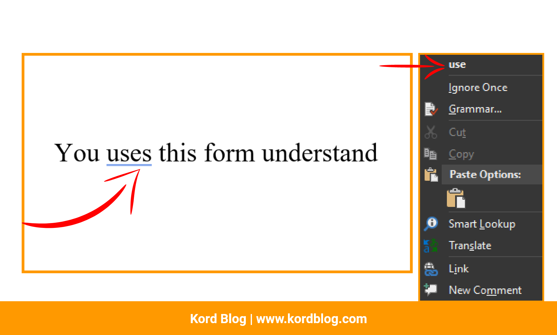 Grammatical error correction
