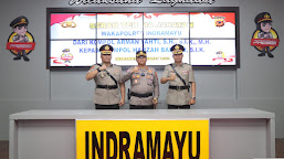 Kapolres Indramayu Pimpin Serah Terima Jabatan Waka Polres 