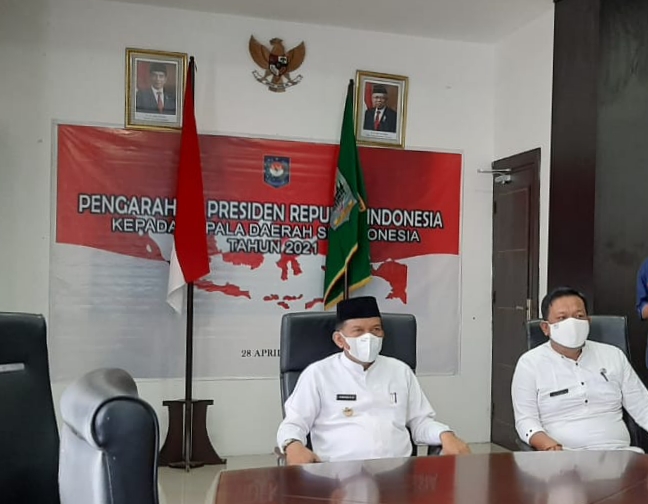 Wabup Padang Pariaman Drs.Rahmang, MM Mengikuti Rapat Koordinasi Percepatan Pengawasan Batas Daerah