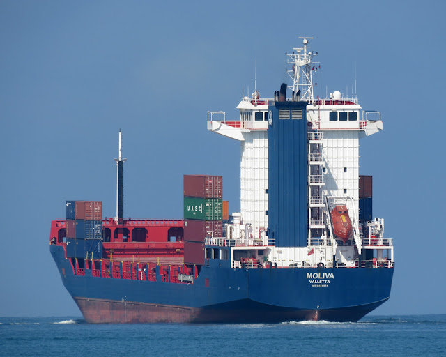 The cargo ship Moliva, IMO 9454034, Livorno