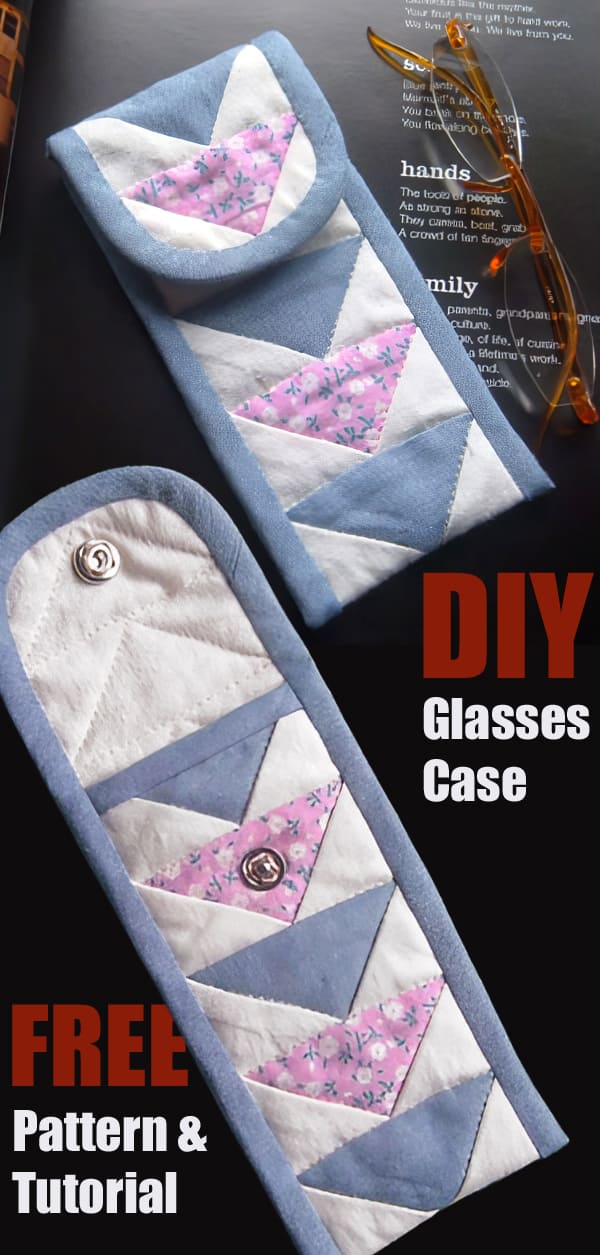 Flying Geese Glasses Case Pattern