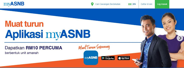 Dapatkan RM10 Unit Amanah Dengan Hanya Download Aplikasi MyASNB