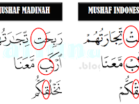 Perbedaan Tanda Baca Mushaf Indonesia dan Madinah dalam Tajwid 2