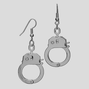 http://www.ebay.com/itm/Silver-Police-Handcuff-Dangle-Earrings-/400683557057?pt=Fashion_Jewelry&hash=item5d4a99e0c1