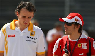 Robert Kubica Fernando Alonso 2012