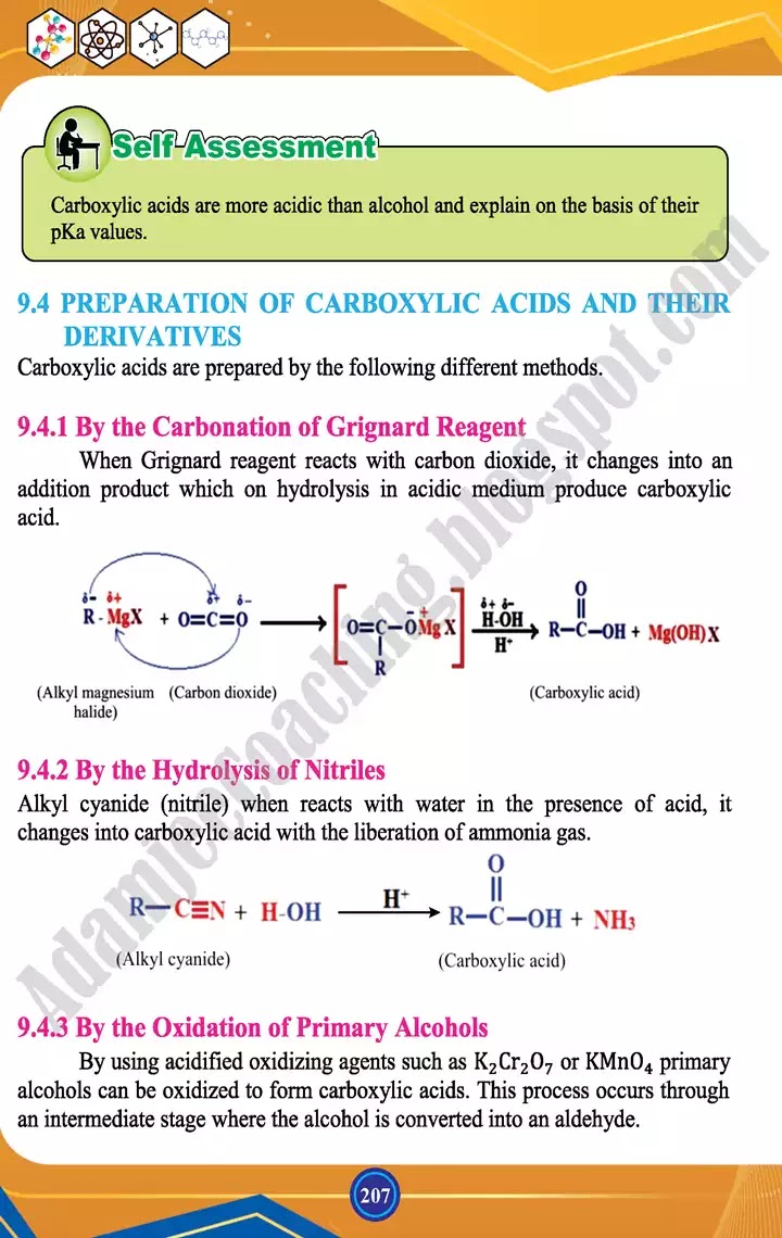 carbonyl-compounds-2-:-carboxylic-acid-and-functional-derivatives-chemistry-class-12th-text-book