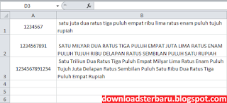 Download Terbilang Excel Rupiah