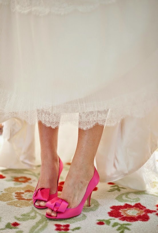 Pink Wedding Shoes