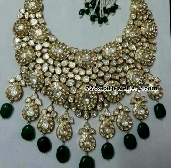 Grand Polki Diamond Chokers by Jaipur Jewels