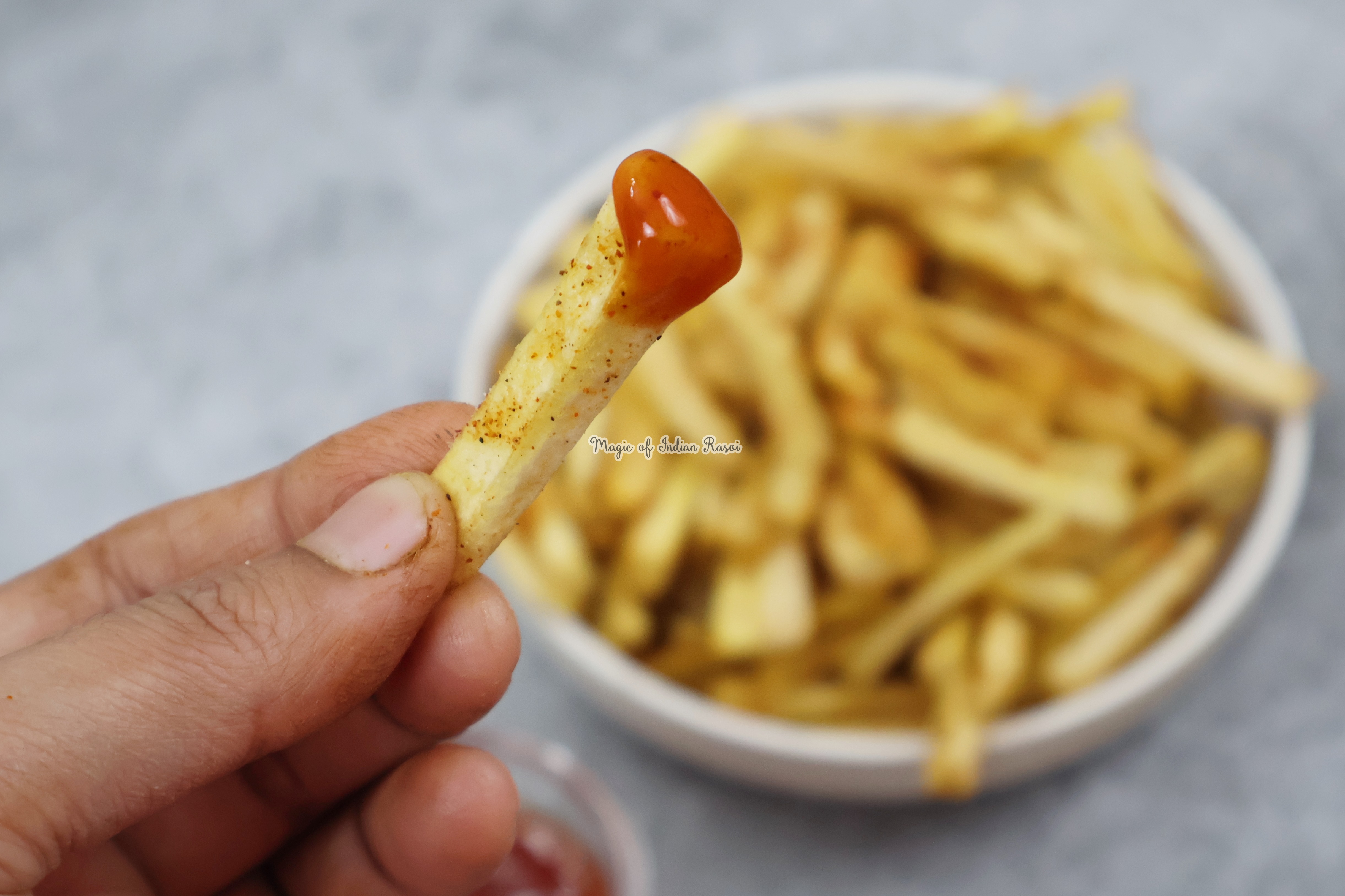 French Fries without Potatoes - 4 Ingredients Easy Snack for Kids - Raw Banana French Fries Recipe - Priya R - Magic of Indian Rasoi